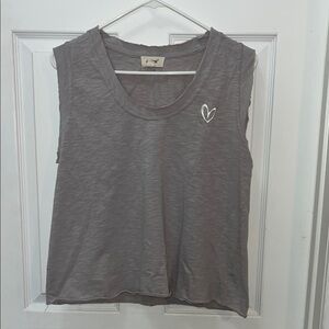 Jak & Rae Sleeveless Tee with Heart